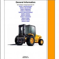 JCB 926,930,940 Rough Terrain Fork Lift Service Repair Manual | A