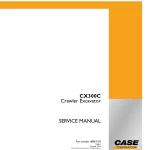 2016 Case CX300C Crawler Excavator Service Manual 48063130