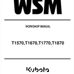 Kubota T1570 T1670 T1770 T1870 Service Manual