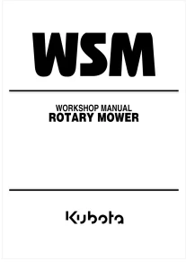 Kubota RC72-38 Service Manual